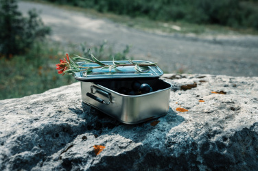 Logo trade corporate gifts picture of: RCS Recycled stainless steel leakproof lunch box